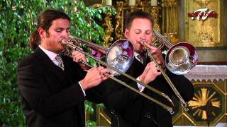 Wiener Posaunenquartett  Brass Festival 2008  Locus Iste  Full HD [upl. by Dalury]