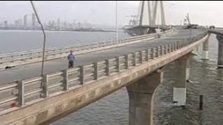 Making of the engineering marvel BandraWorli Sea Link Aired May 2009 [upl. by Nibur]