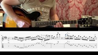 Larry Carlton style playing  with TAB [upl. by Lorre]