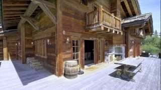 Very Big Luxury Chalet for Sale  La Grange de Crehavouettaz  CransMontana Valais Switzerland [upl. by Ennairda]