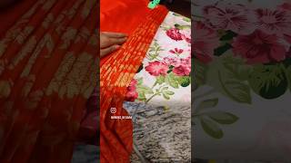 saree prepleating ironing and measurement saree newmusic music wedding saree sareeswag sare [upl. by Tish]