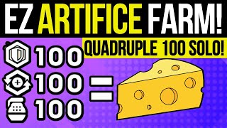 This BROKEN Artifice Farm Is INSANE Easy QUADRUPLE 100 Stat Builds Cheese Guide Destiny 2 Lightfall [upl. by Analli]