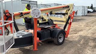 2017 JLG T350 Towable Telescopic Boom Lift [upl. by Ateloj]