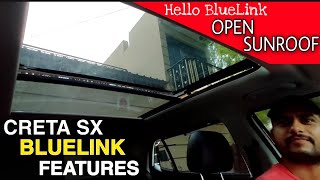 Creta SX BlueLink Features Working Explained  Mechanical Jugadu [upl. by Ymer]