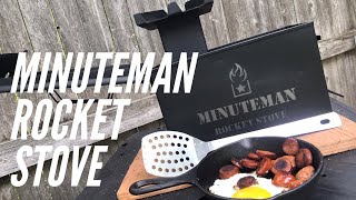 Minuteman Rocket Stove Beefy and Made To Last for Car Camping Emergency Bug Out and More [upl. by Monjo]