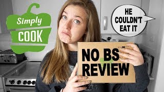 HE COULDNT EAT IT No BS Review Simply Cook [upl. by Yadrahs906]