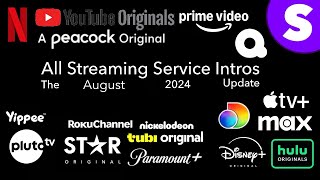 All Streaming Service Logos The August 2024 Update [upl. by Areik382]