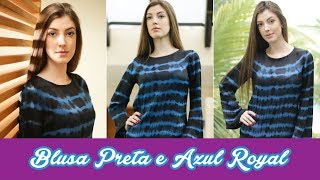 Técnica para tingir blusa em casa [upl. by Sybyl]