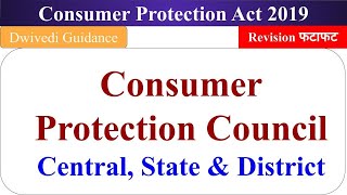 Consumer Protection Councils Consumer Protection Act 2019 Consumer protection class 12 bba mba [upl. by Ellata343]