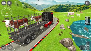 wild animal zoo transporter 3d truck driving 🕢 wild animal zoo transporter 3d truck driving gameplay [upl. by Anaahs]