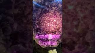 Amethyst Crystal crystals crystal gemstone sprituality astrology amethyst minerals shorts [upl. by Aynad]