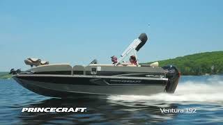 Princecraft  Ventura 192 2024 Bateau ponté  Deck boat [upl. by Tonie]