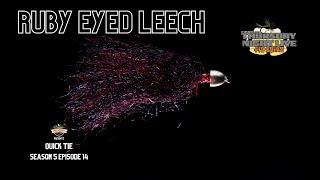 Fly Tying  Ruby Eyed Leech [upl. by Tedie566]