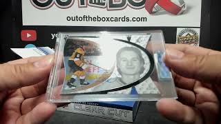 Out Of The Box Group Break 15305 21222223 Upper Deck Clear Cut 30 Box Master Case Team Buy [upl. by Saudra]