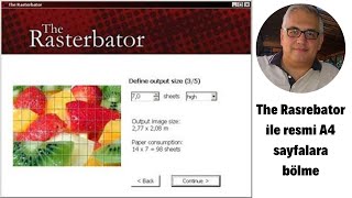 Rasterbator ile bir resmi A4 sayfalara bölme [upl. by Haneeja]