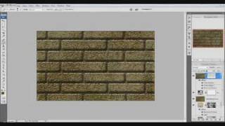 Realistic brick wall in photoshop in under 15 minutes real time part 1 [upl. by Elletsyrc]