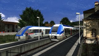 TER du soir vers Castres  Train Simulator 2022 [upl. by Hattie166]