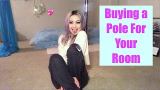 Buying a PoleDancing Pole For Your Room  FirstTimers Guide My Pole Dancing ExperienceAdvice [upl. by Lexerd]