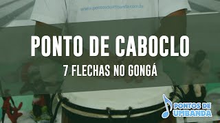 Ponto de Caboclo  7 flechas no gongá [upl. by Ellertnom]