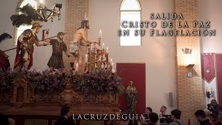 4K SALIDA CRISTO DE LA PAZ EN SU FLAGELACIÓN  ALMERÍA 2023 [upl. by Mcneil]