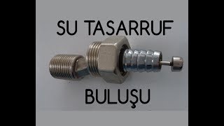 Su Tasarruf Aparatı Başlığı Cihazı Çekvalf Vana Su Tasarrufu ile İlgili Projeler [upl. by Htabmas]