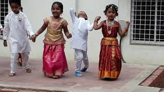 kannada dance by LKG kids cres [upl. by Sidran]