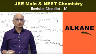 Hydrocarbons  Alkane  Revision Checklist 10 for JEE amp NEET Chemistry [upl. by Aneehs]