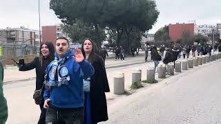 Napoli Verona LIVE la situazione all’esterno del Maradona [upl. by Alyl121]