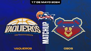 Vaqueros de Bayamón vs Osos de Manati  BSN2024 [upl. by Silver167]