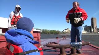 QC Tough Jobs Towboat Deckhand Morgan Ottier [upl. by Leiva]