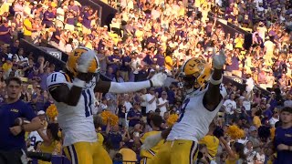 HIGHLIGHTS  LSU Football vs Grambling State  9923 [upl. by Hnah]