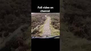 Steep slabs on Derwent Edge mtb cycling mtblife mountainbike gopro [upl. by Alesi]