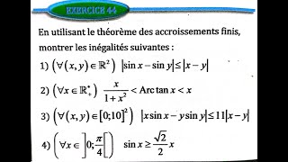 dérivation et étude des fonctions 2 bac SM Ex 42 et 43 et 44 page 152 Almoufid [upl. by Tempa]