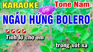 Karaoke Ngẫu Hứng Bolero Nhạc Sống Tone Nam Chuẩn  Hoài Phong Organ [upl. by Akiemehs684]