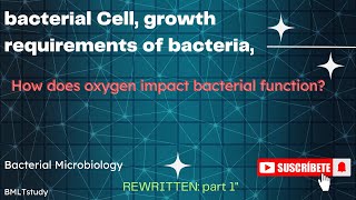 bacterial Cell growth requirements of bacteria explain in detail [upl. by Animrelliug]