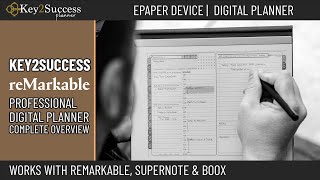 reMarkable 2 Best Professional Digital Planner Overview [upl. by Slein445]