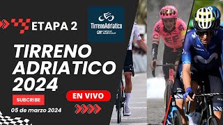 Etapa 2 del Tirreno Adriatico 2024 Donde Verlo EN VIVO HOY05 de Marzo del 2024 [upl. by Anzovin]