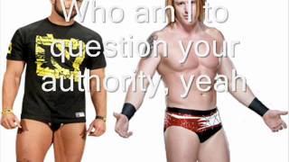 Heath Slater and Justin Gabriel old theme song quotBlack or Whitequot lyrics [upl. by Verada42]