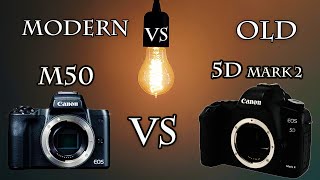 Canon M50 Vs old Canon 5D Mark 2 Full video Test [upl. by Keriann]