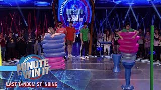 Bida Salbabida  Minute To Win It  Last Tandem Standing [upl. by Ahsinor]