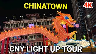 🇸🇬4K CNY Light Up Tour  Singapore Chinatown CNY Market  Singapore 4K  19 Jan 2024 to 9 March 2024 [upl. by Yllime264]