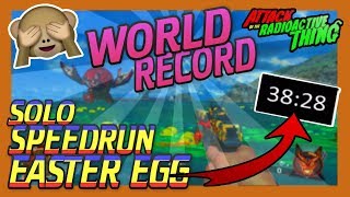 🏃🏻WORLD RECORD EASTER EGG SPEEDRUN  Attack Of The Radioactive Thing  Infinite Warfare [upl. by Munson]