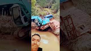 Mobilbeko masuk sungaishorts reynaldifamily excavatormachinefullyloadedtruck bekobesarexcavator [upl. by Queridas]