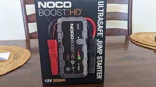 The NOCO BOOST HD GB70 Jump Starter 2000A Unboxing [upl. by Hcra]