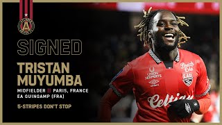 Atlanta United signs French midfielder Tristan Muyumba from EA Guingamp [upl. by Noyek]