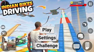 TRYING GAMES LIKE INDIAN BIKE DRIVING 3D😨 INDIAN BIKE DRIVING 3D 3 [upl. by Domash]