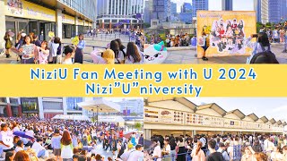 【4K HDR🇯🇵】NiziU Fan Meeting with U 2024 Nizi”U”niversity [upl. by Anerom]