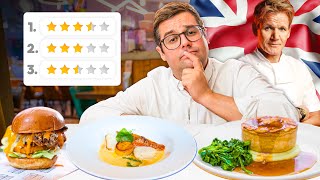 Chef Reviews amp Ranks GORDON RAMSAY’S Restaurants [upl. by Fauver447]