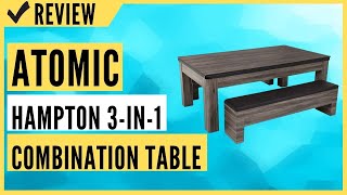 Atomic 7 Hampton 3in1 Combination Table Includes Billiards Review [upl. by Elauqsap]