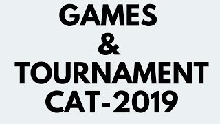 Games and Tournament for CAT by Gaurav Sir [upl. by Malliw294]